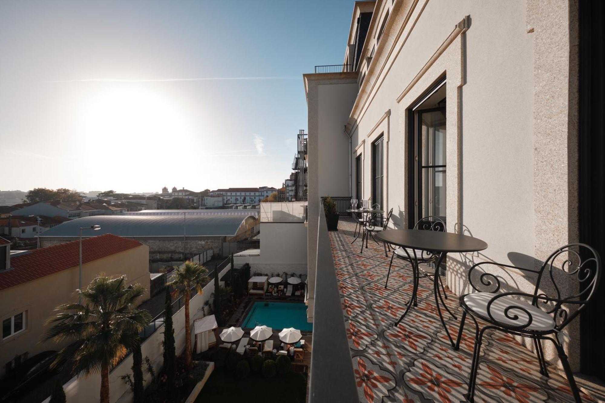Ga Palace Hotel & Spa, A Xixth-Century Villa Porto Zewnętrze zdjęcie The hotel's terrace